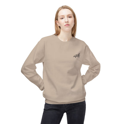 Castrelly Crewneck - Blue Green Cosmic Graffiti