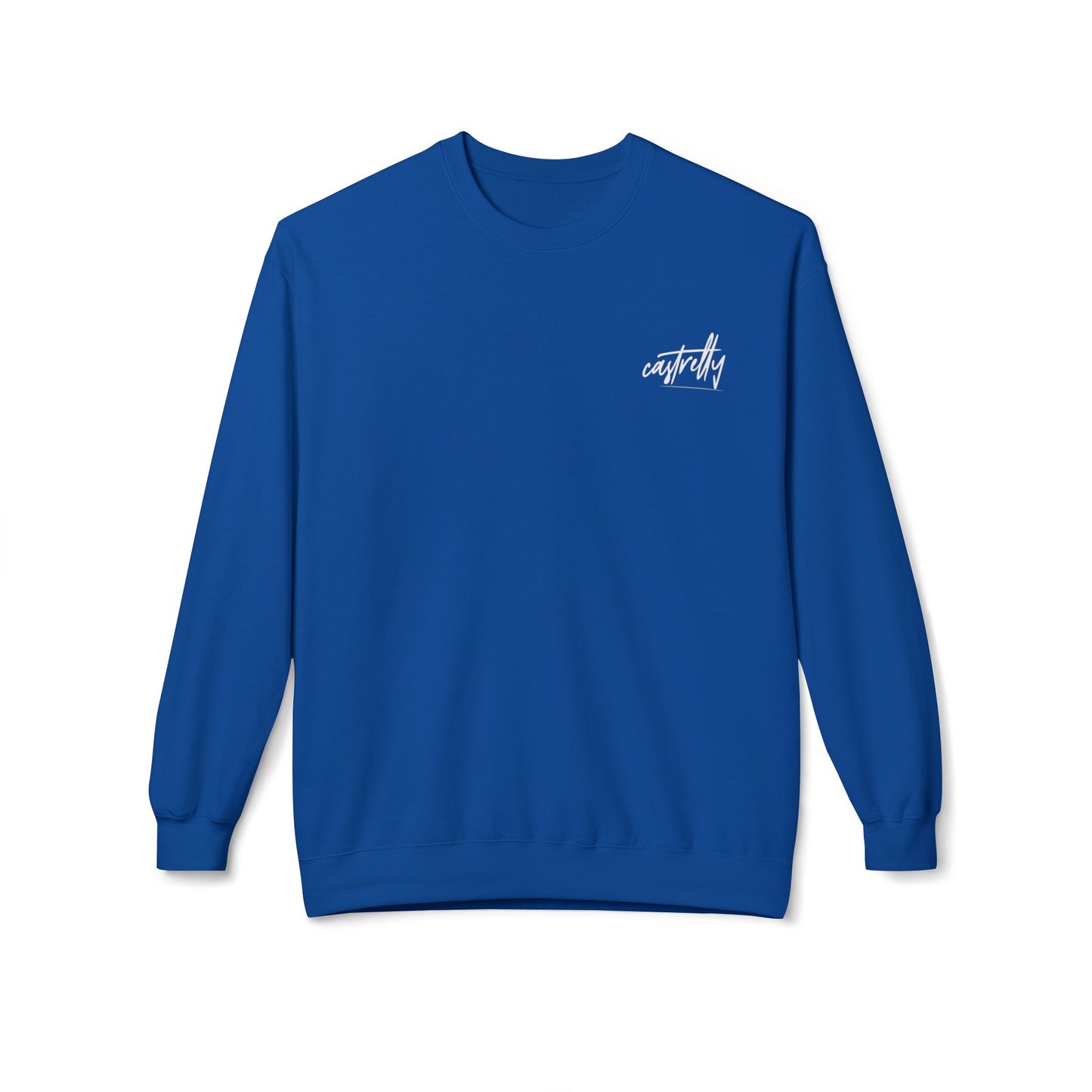 Castrelly Crewneck — Minimal Castrelly Logo
