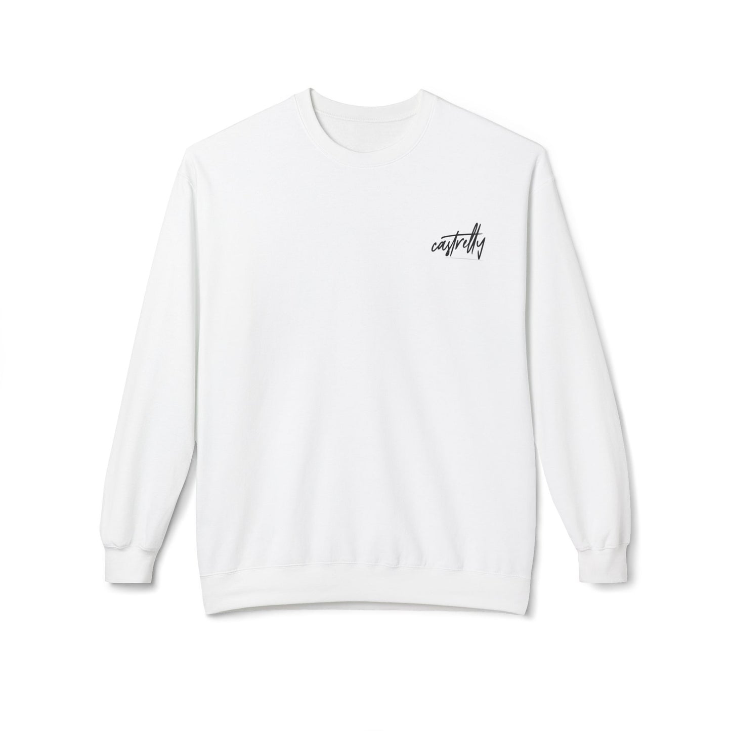 Castrelly Crewneck - Blue Green Cosmic Graffiti