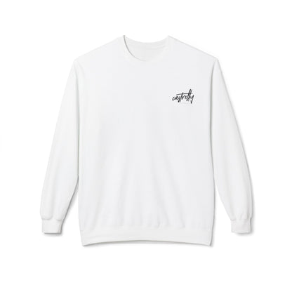 Castrelly Crewneck - Blue Green Cosmic Graffiti