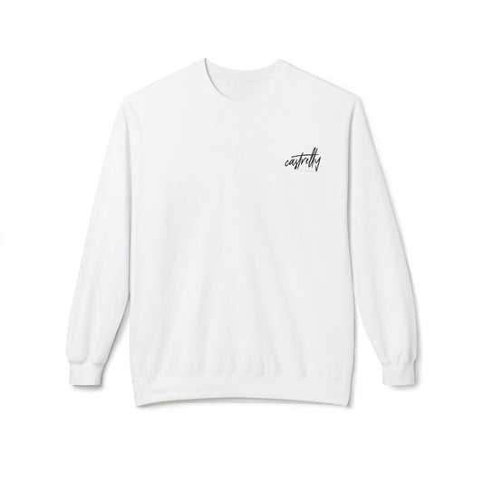 Castrelly Crewneck - Blue Green Cosmic Graffiti