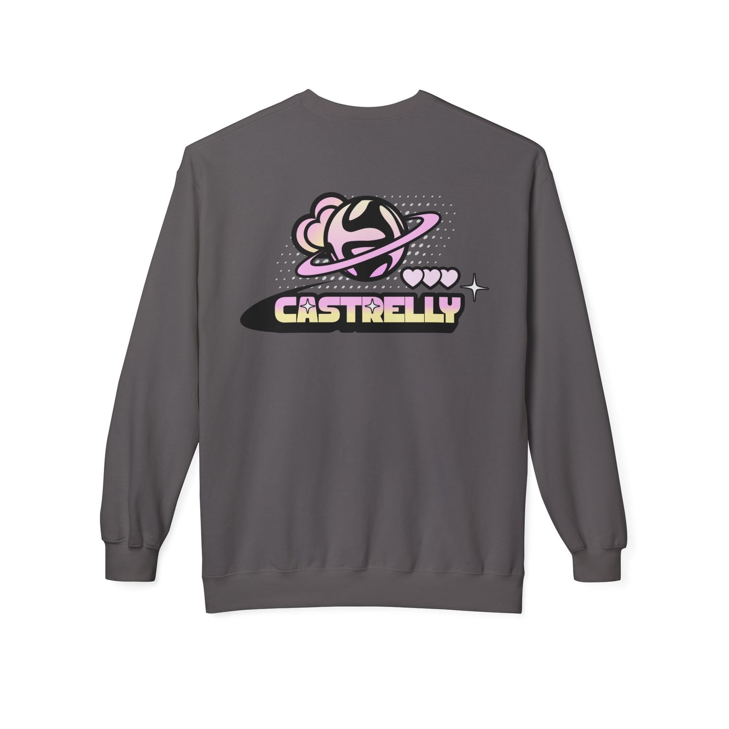 Castrelly Crewneck — Pastel Space Graphic Crewneck