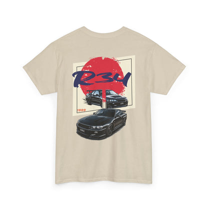 R34 Skyline Graphic Tee — SLOW34 X CASTRELLY