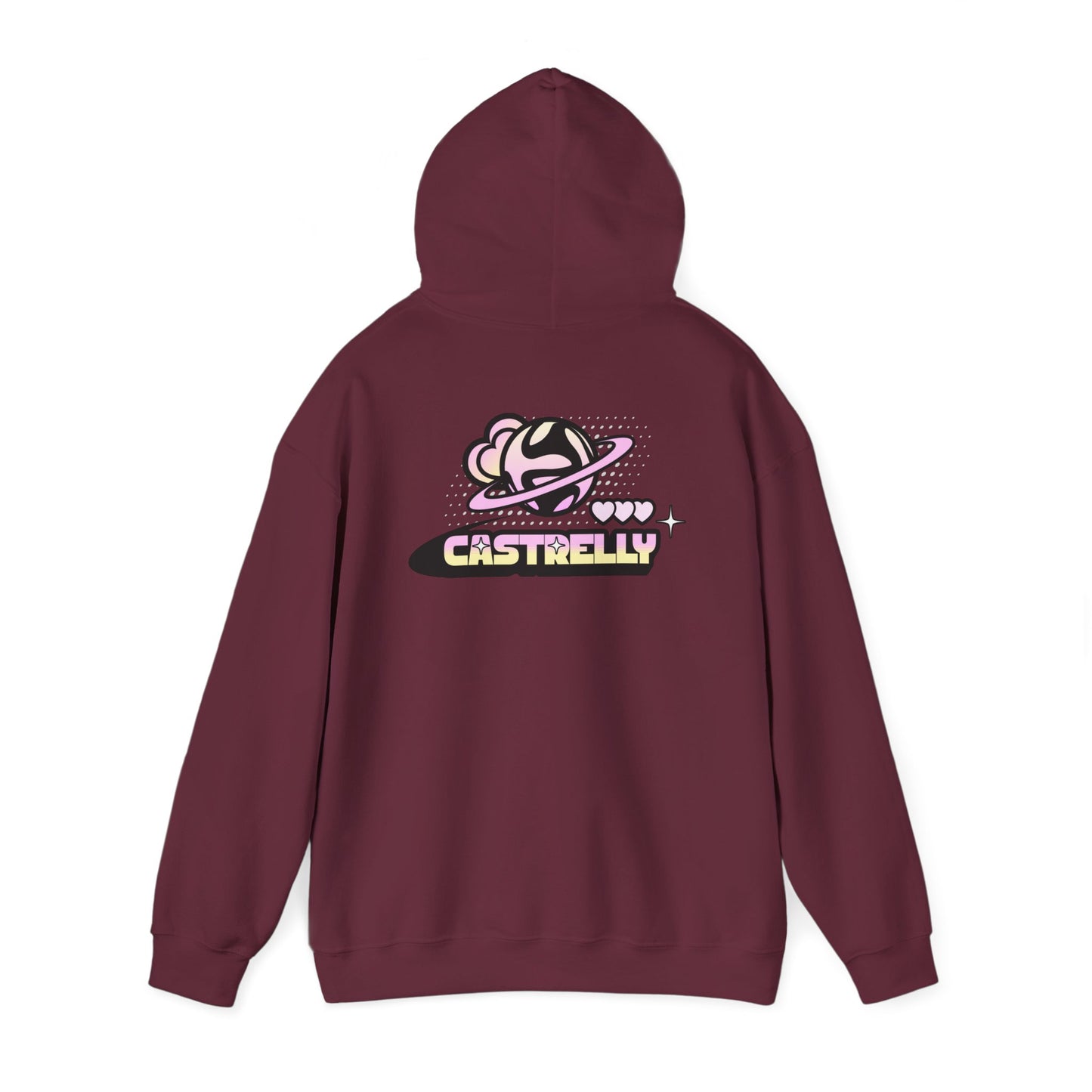 Castrelly Hoodie — Pastel Space Graphic Hoodie