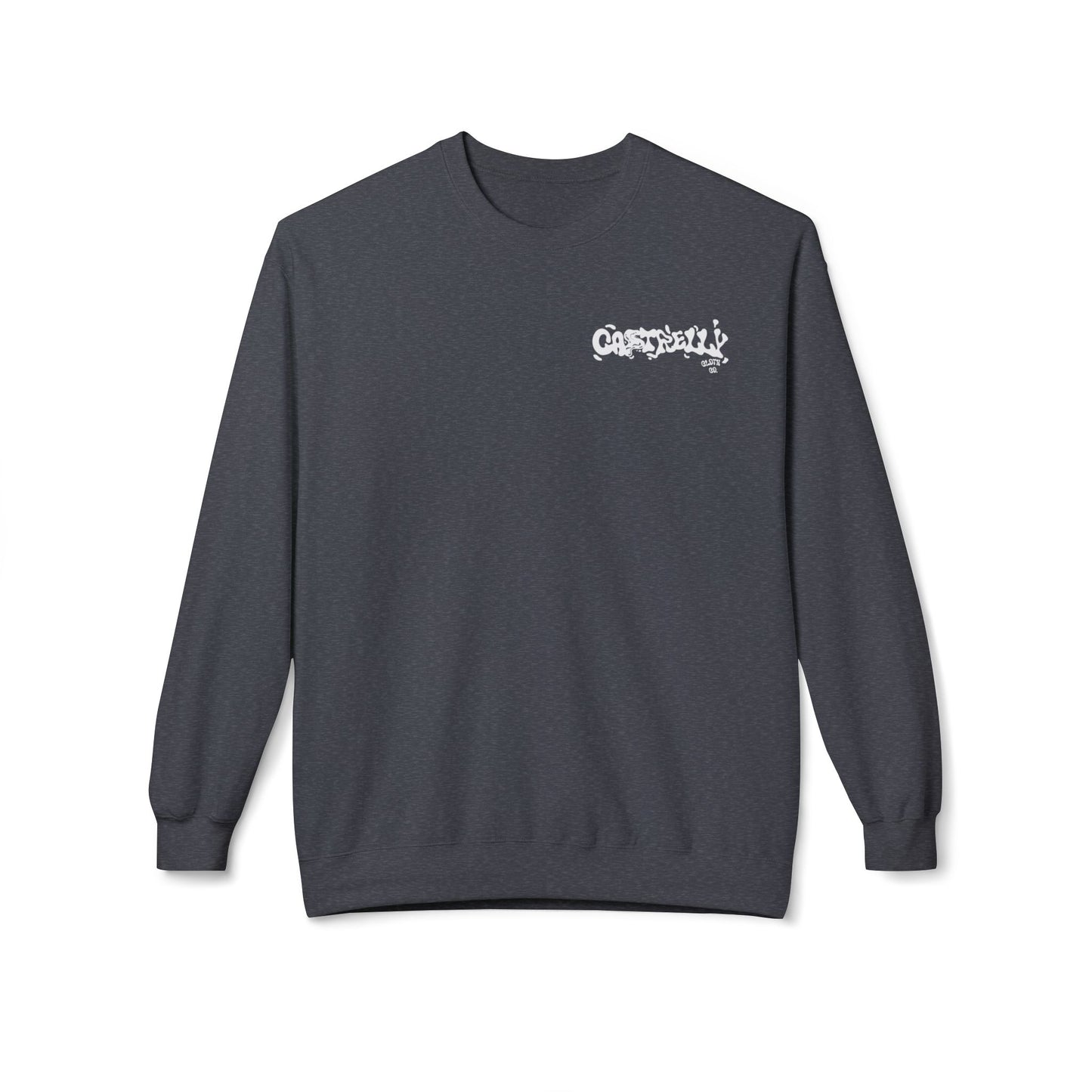Castrelly Crewneck — Minimal Urban Drip Streetwear Logo