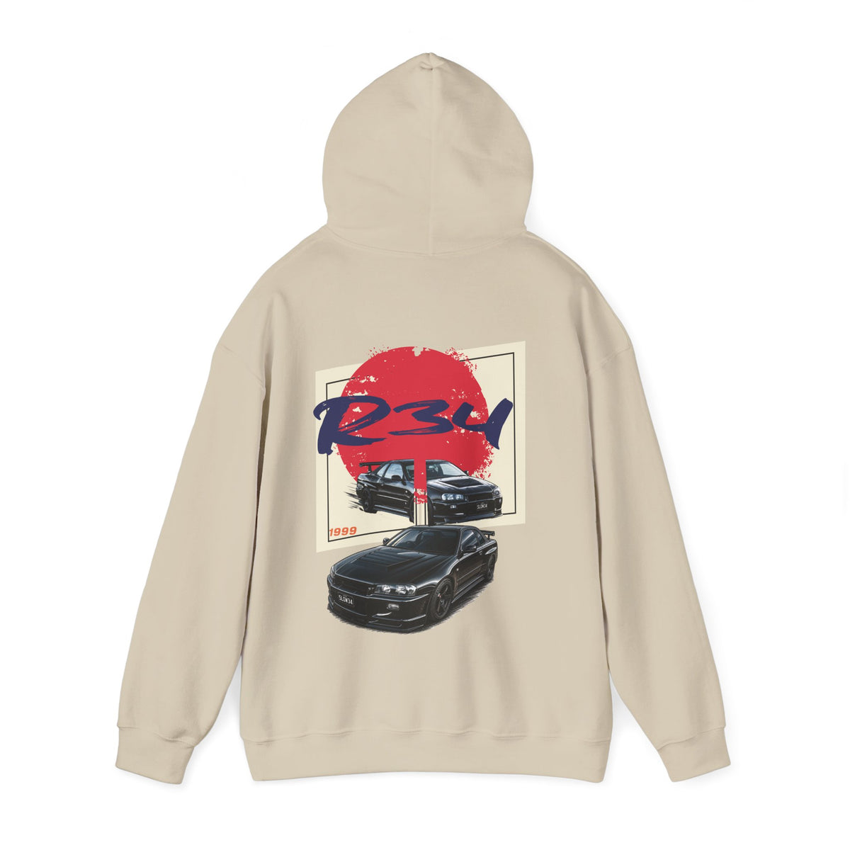 R34 Skyline Graphic Hoodie— SLOW34 X CASTRELLY
