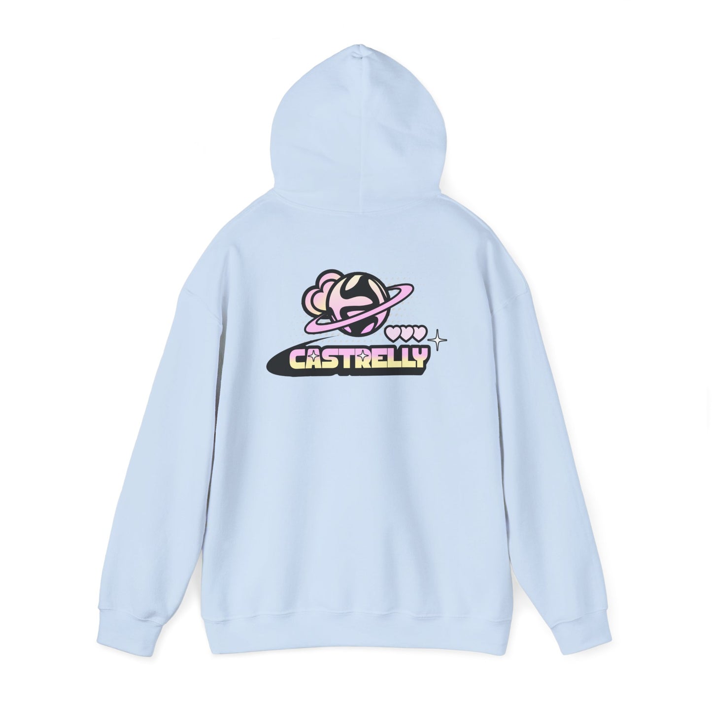Castrelly Hoodie — Pastel Space Graphic Hoodie
