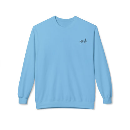 Castrelly Crewneck — Pastel Space Graphic Crewneck