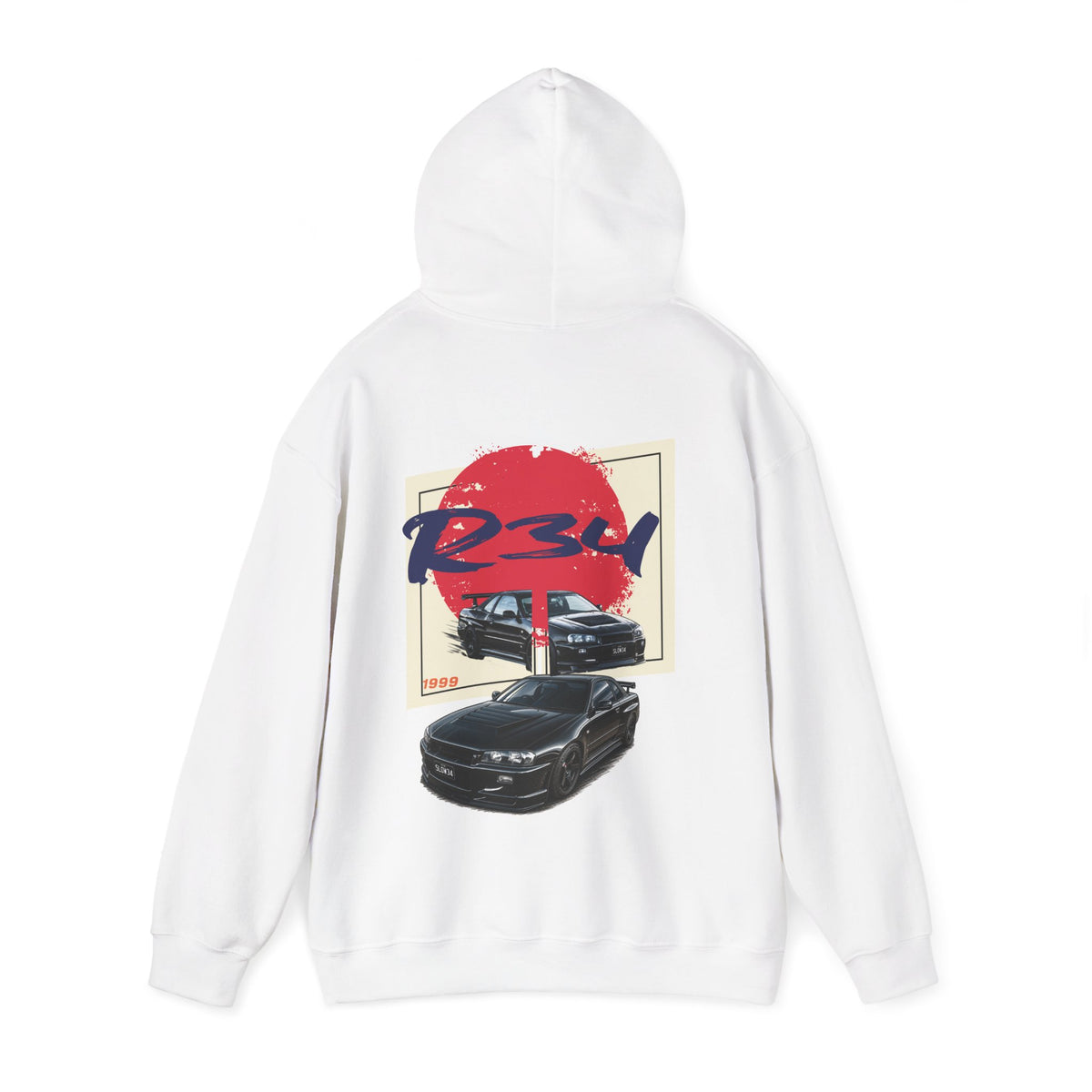 R34 Skyline Graphic Hoodie— SLOW34 X CASTRELLY