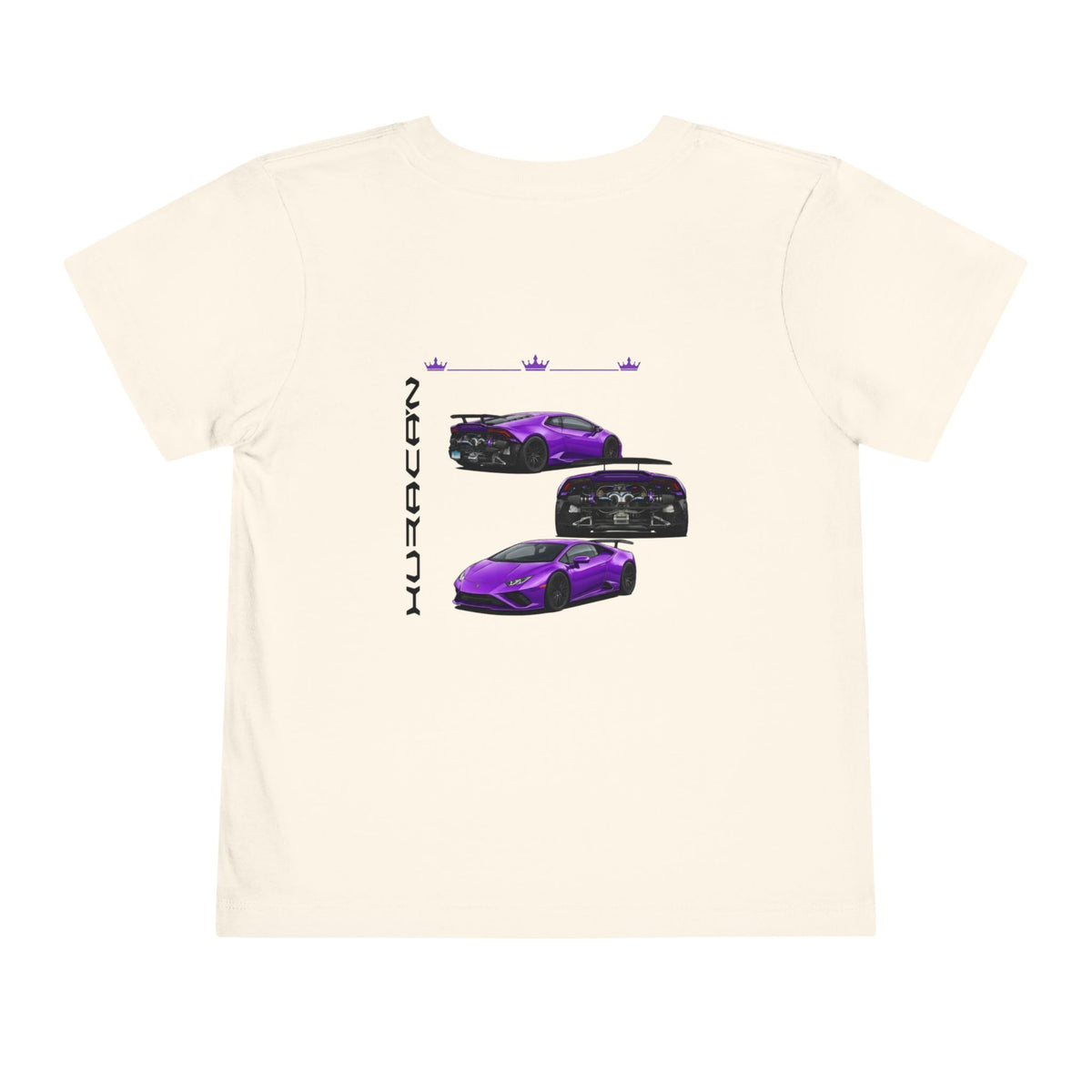 Toddler Tee — Purple Huracán Sports Car Graphic