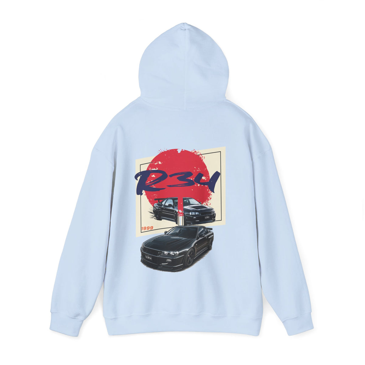 R34 Skyline Graphic Hoodie— SLOW34 X CASTRELLY