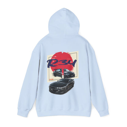R34 Skyline Graphic Hoodie— SLOW34 X CASTRELLY