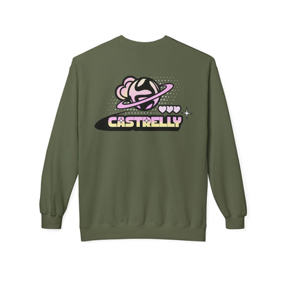 Castrelly Crewneck — Pastel Space Graphic Crewneck