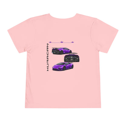 Toddler Tee — Purple Huracán Sports Car Graphic