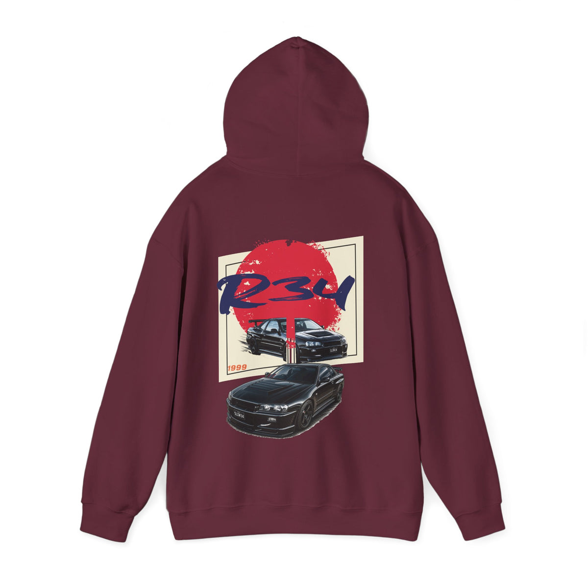 R34 Skyline Graphic Hoodie— SLOW34 X CASTRELLY