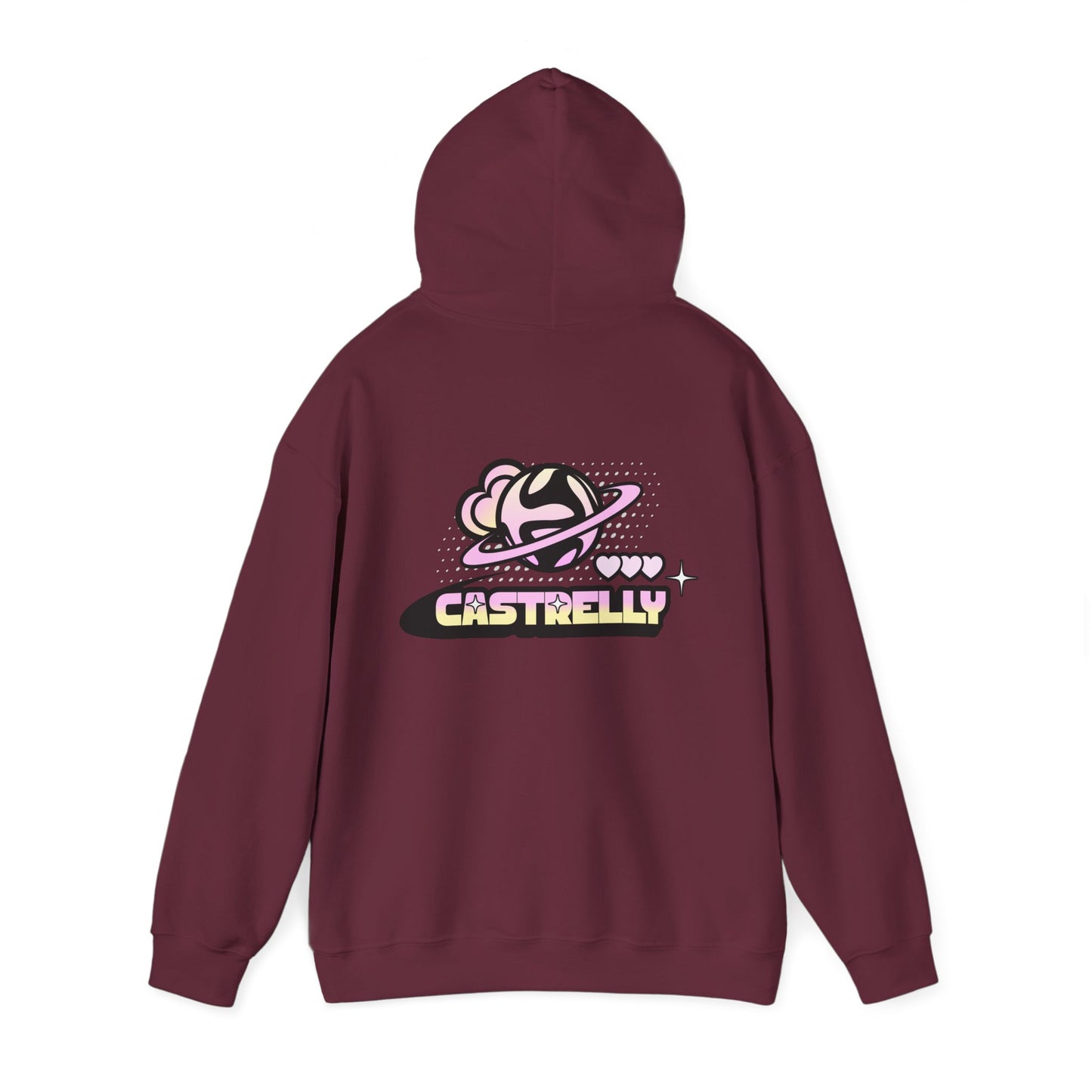 Castrelly Hoodie — Pastel Space Graphic Hoodie