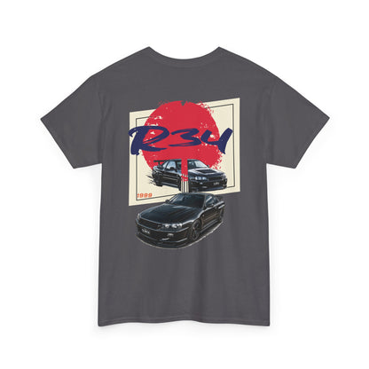 R34 Skyline Graphic Tee — SLOW34 X CASTRELLY