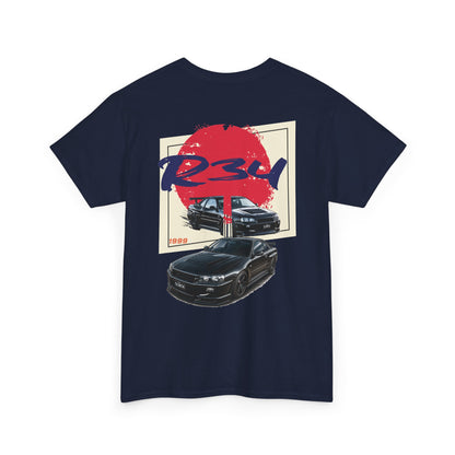 R34 Skyline Graphic Tee — SLOW34 X CASTRELLY