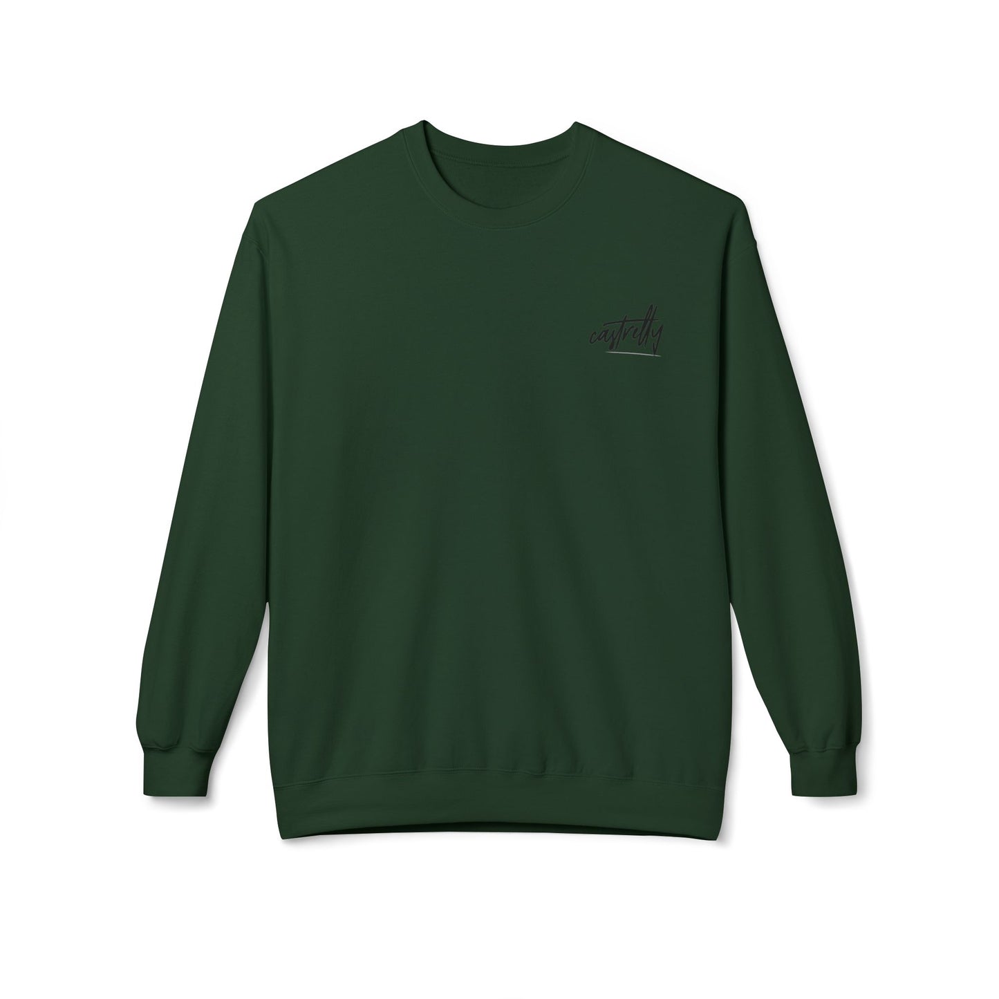 Castrelly Crewneck - Blue Green Cosmic Graffiti