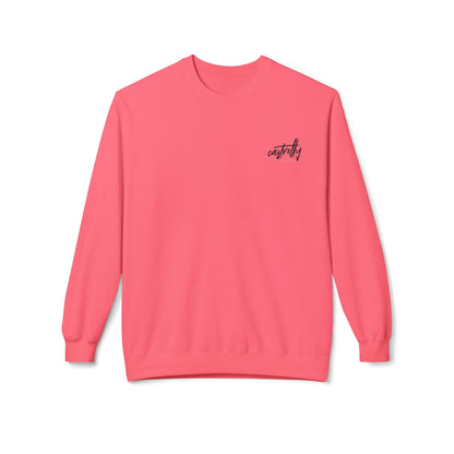 Castrelly Crewneck - Blue Green Cosmic Graffiti