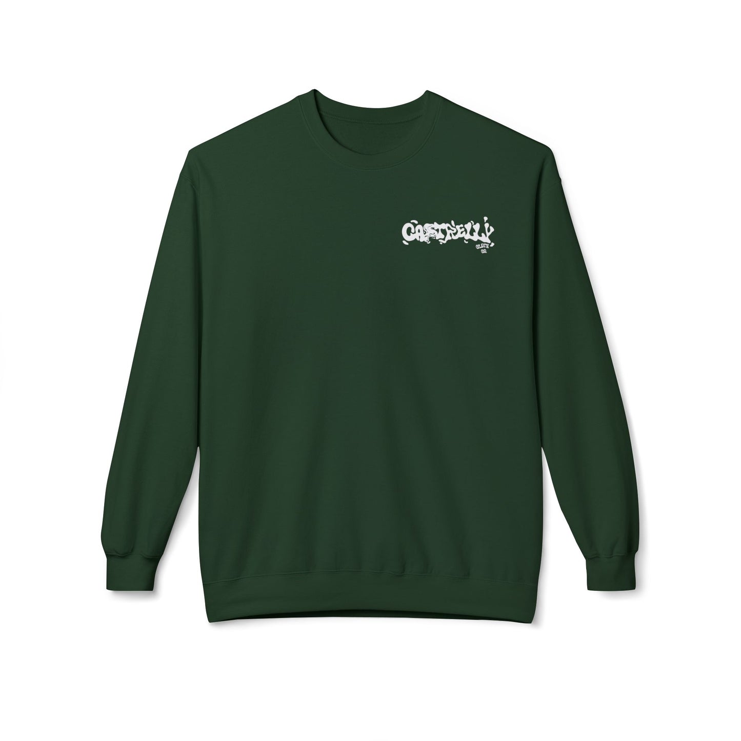 Castrelly Crewneck — Minimal Urban Drip Streetwear Logo
