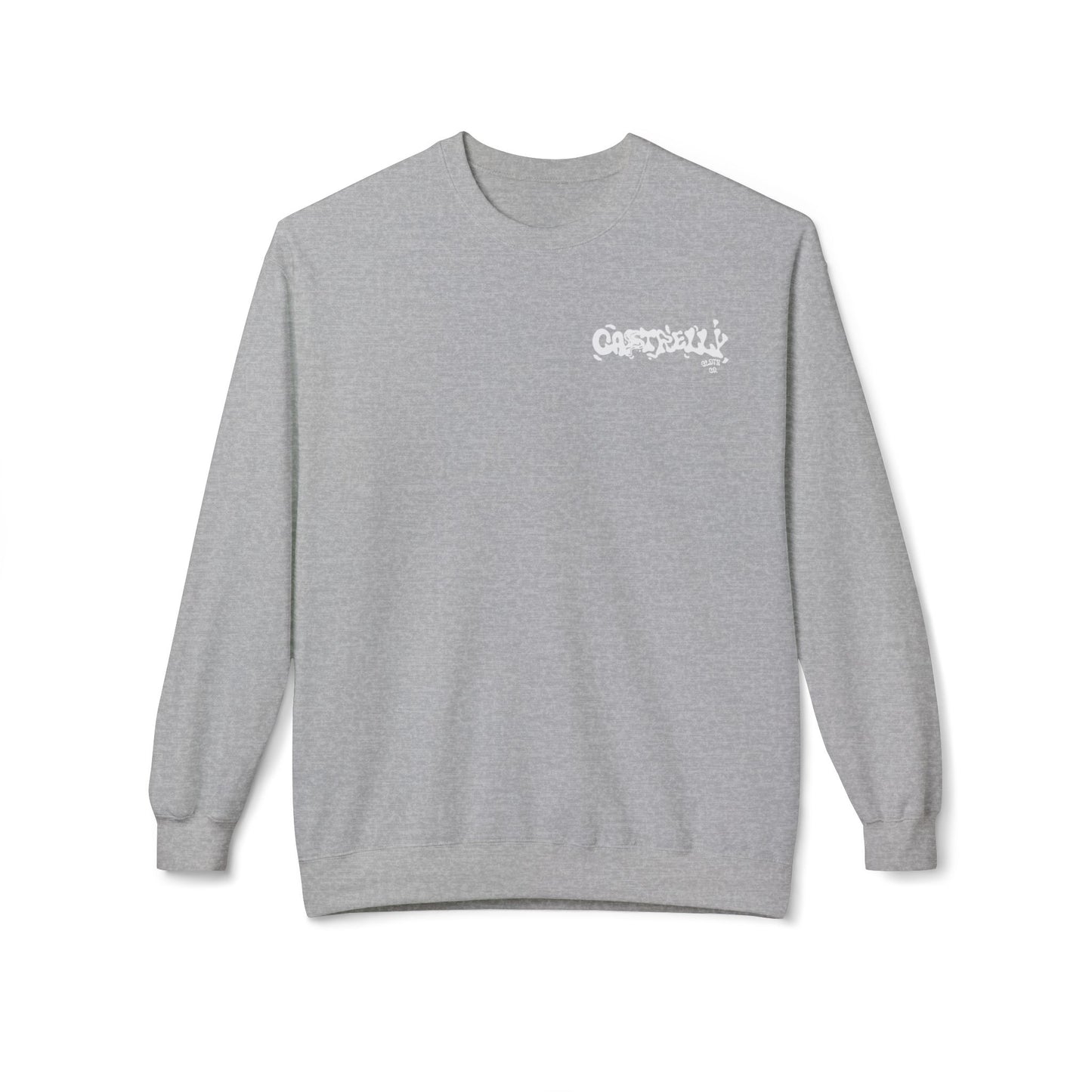 Castrelly Crewneck — Minimal Urban Drip Streetwear Logo