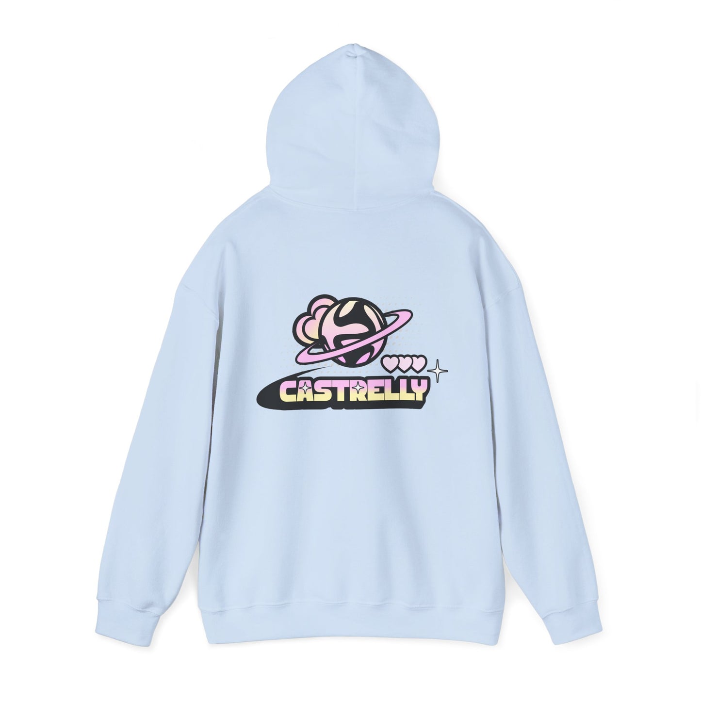 Castrelly Hoodie — Pastel Space Graphic Hoodie