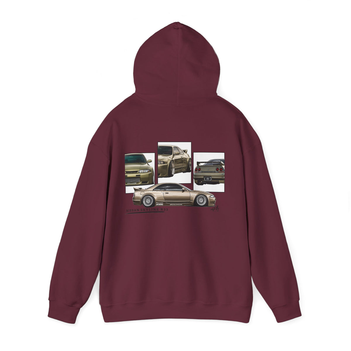 Nissan Skyline GT-R R33 Hoodie — CaseR33 X Castrelly