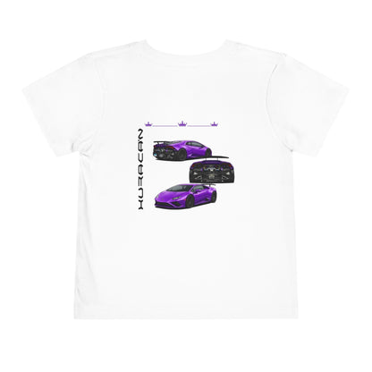 Toddler Tee — Purple Huracán Sports Car Graphic