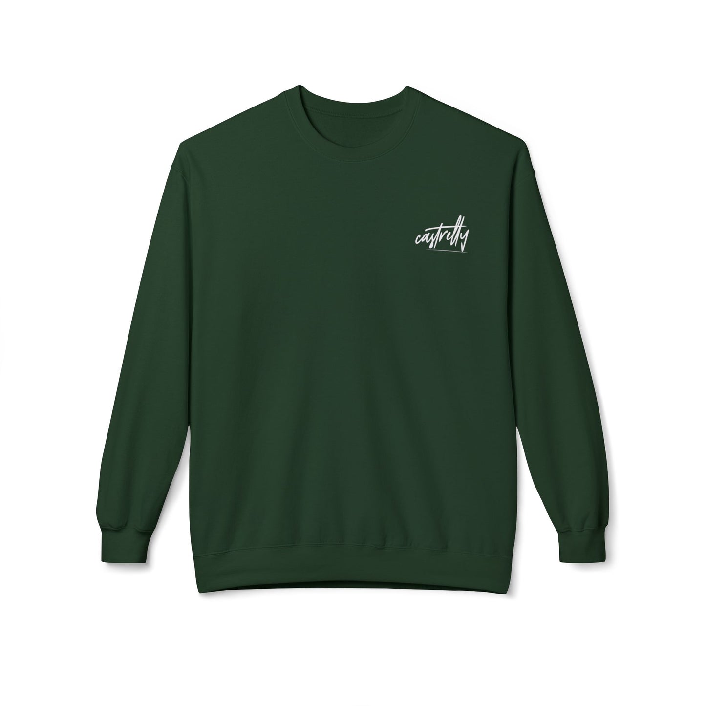 Castrelly Crewneck — Minimal Castrelly Logo