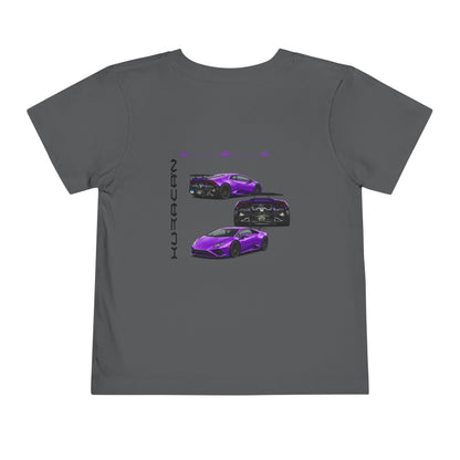 Toddler Tee — Purple Huracán Sports Car Graphic