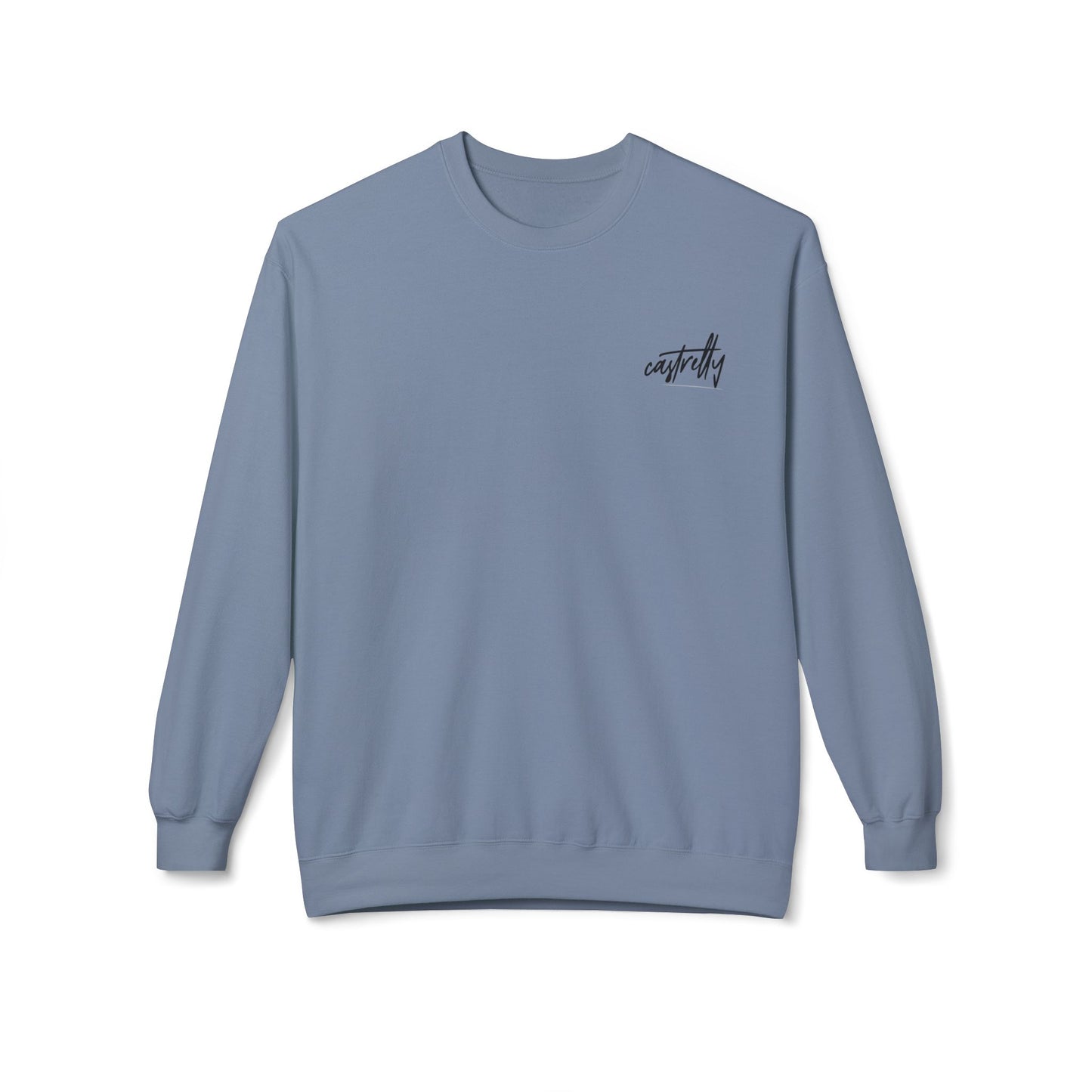 Castrelly Crewneck - Blue Green Cosmic Graffiti