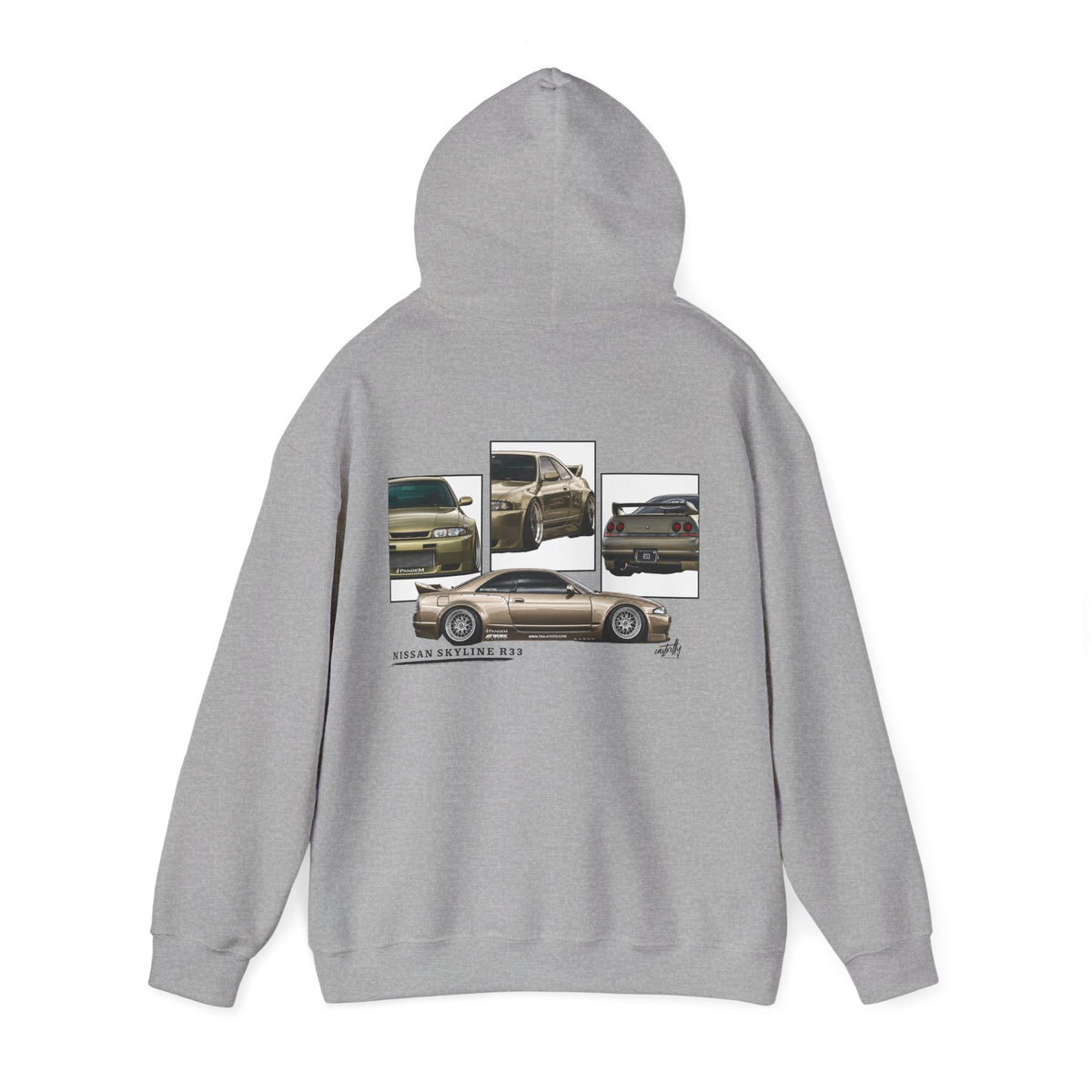 Nissan Skyline GT-R R33 Hoodie — CaseR33 X Castrelly