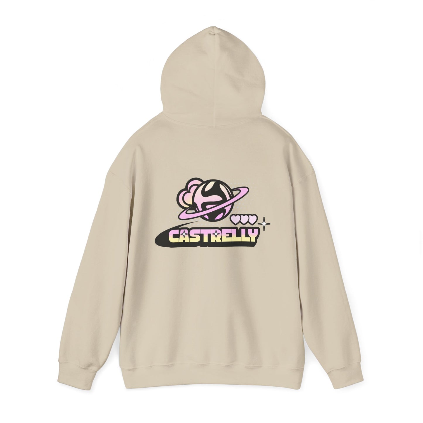 Castrelly Hoodie — Pastel Space Graphic Hoodie