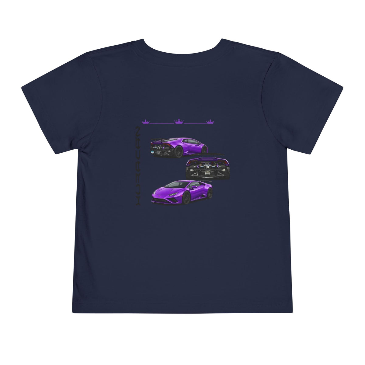 Toddler Tee — Purple Huracán Sports Car Graphic