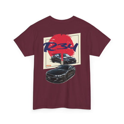 R34 Skyline Graphic Tee — SLOW34 X CASTRELLY