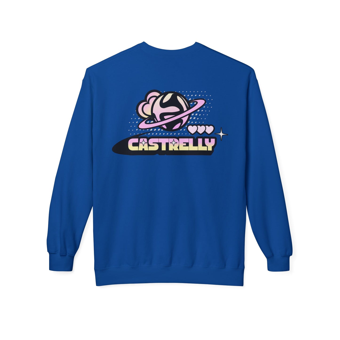 Castrelly Crewneck — Pastel Space Graphic Crewneck