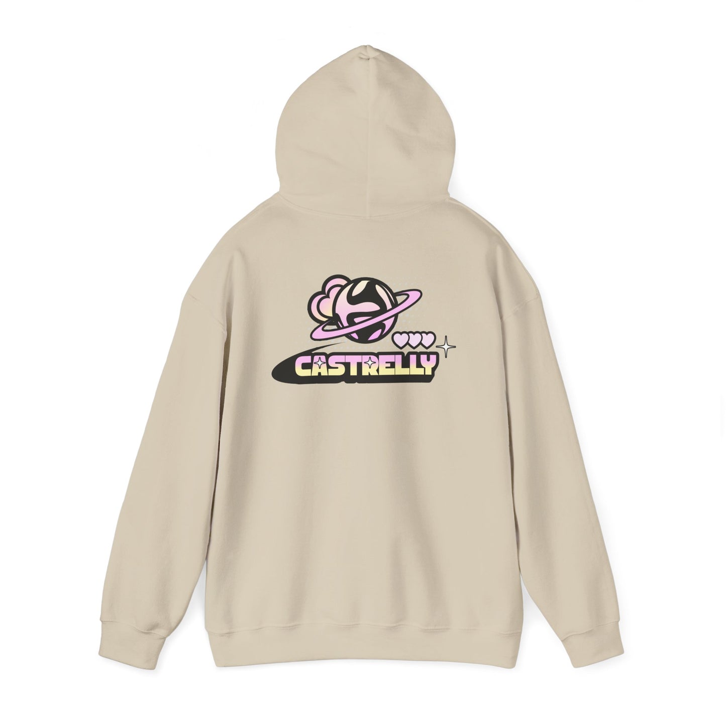 Castrelly Hoodie — Pastel Space Graphic Hoodie