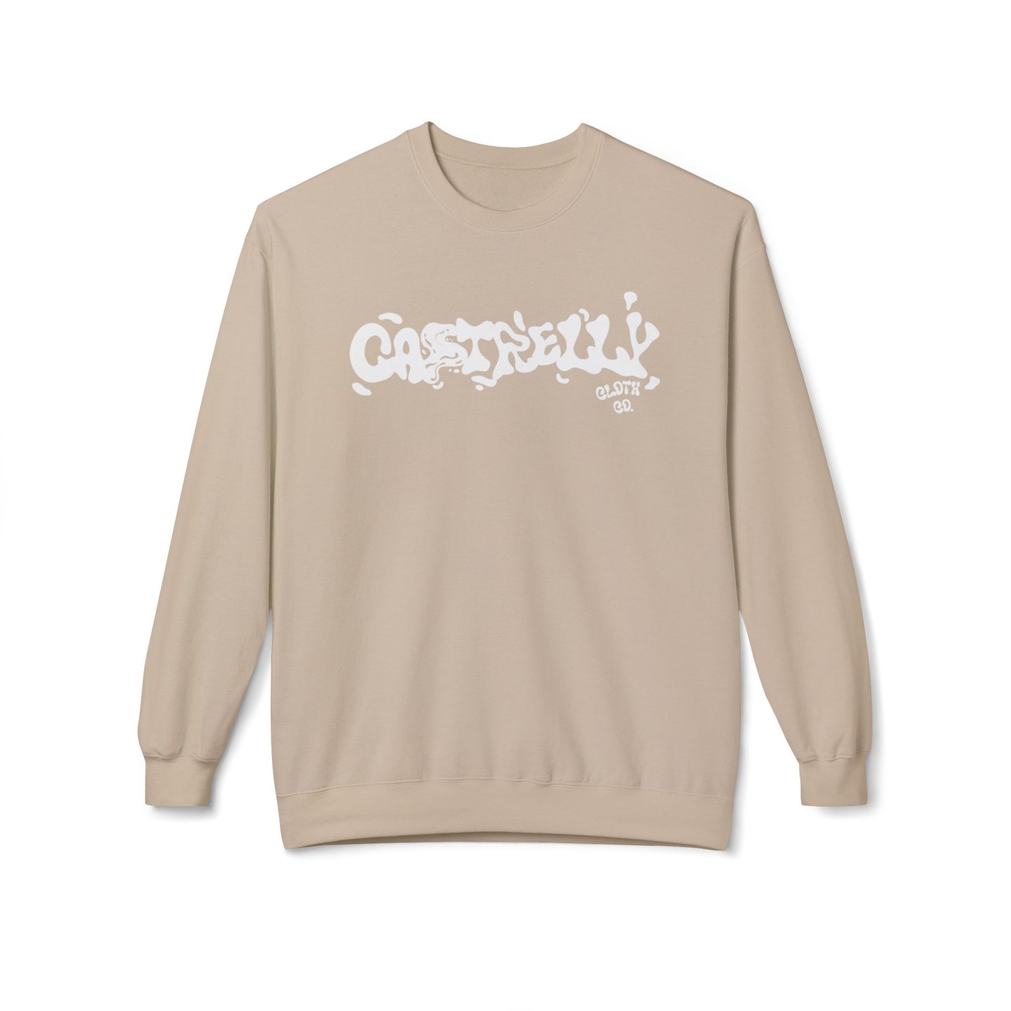 Castrelly Crewneck — Minimal Urban Drip Streetwear Logo