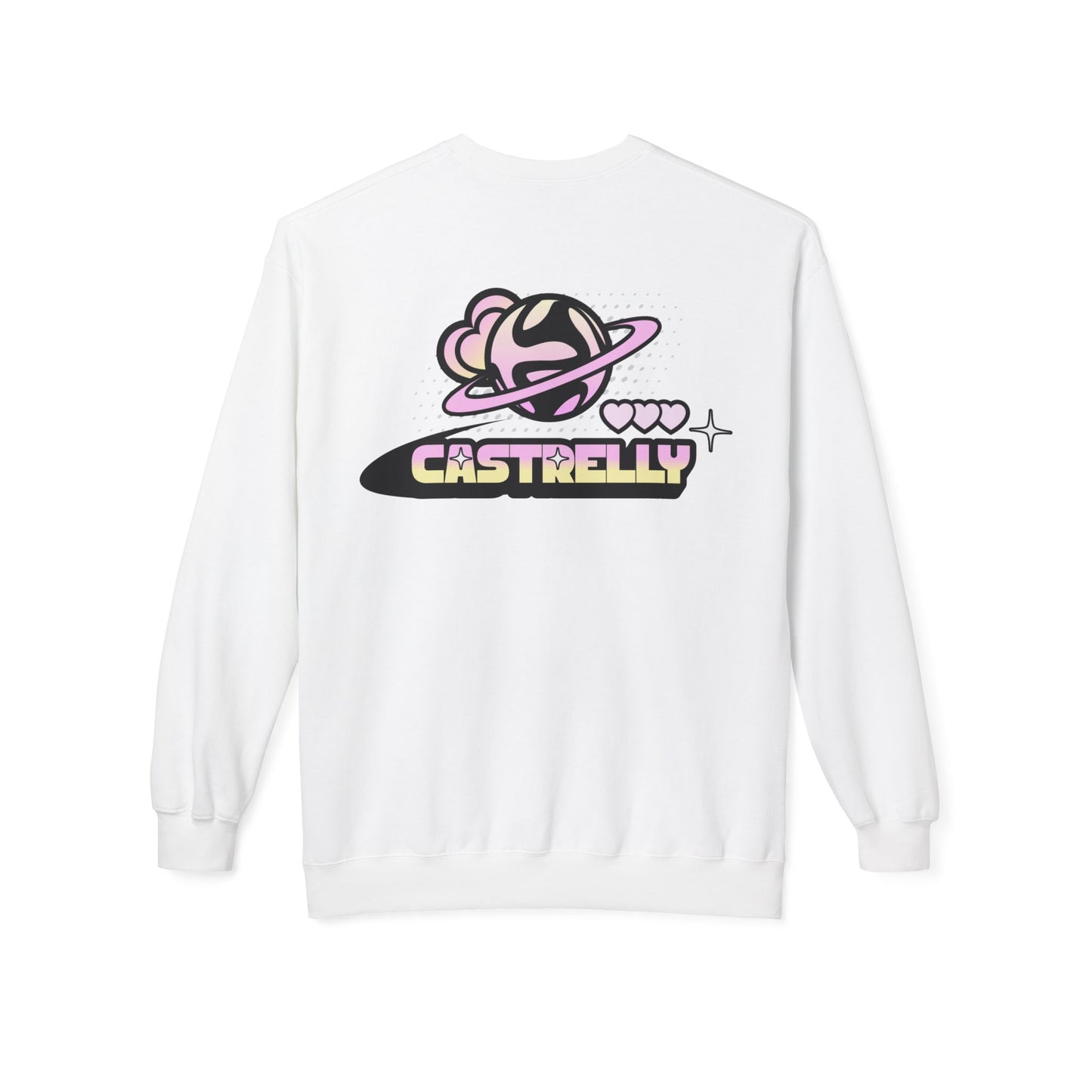 Castrelly Crewneck — Pastel Space Graphic Crewneck