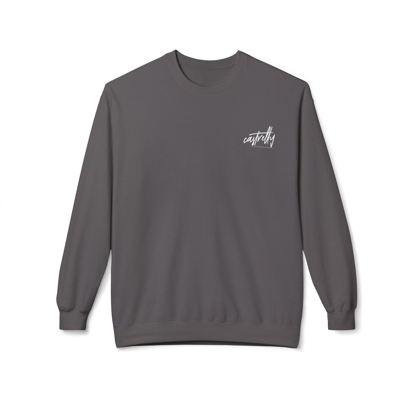 Castrelly Crewneck — Minimal Castrelly Logo