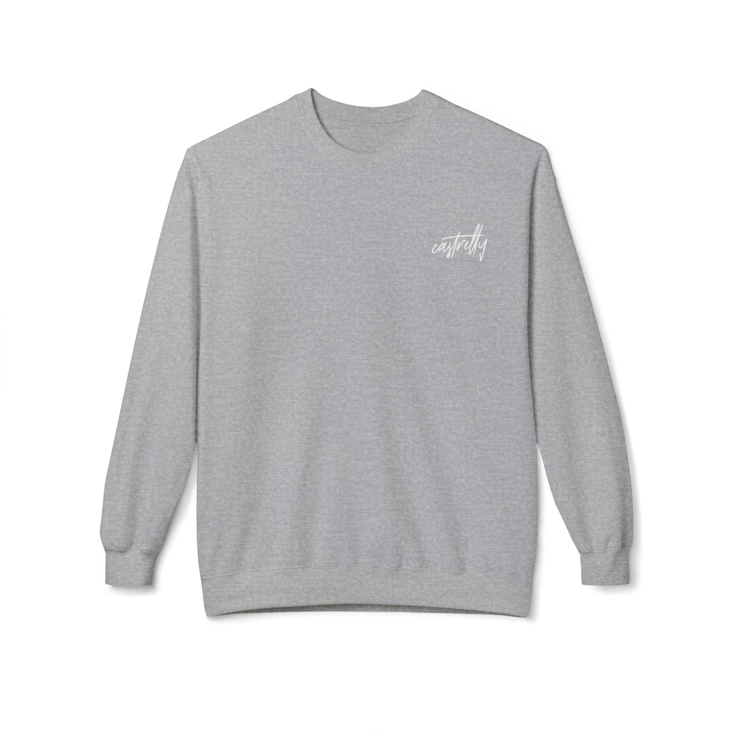 Castrelly Crewneck — Minimal Castrelly Logo
