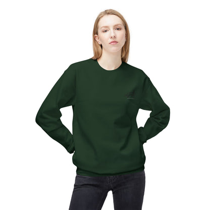 Castrelly Crewneck - Blue Green Cosmic Graffiti
