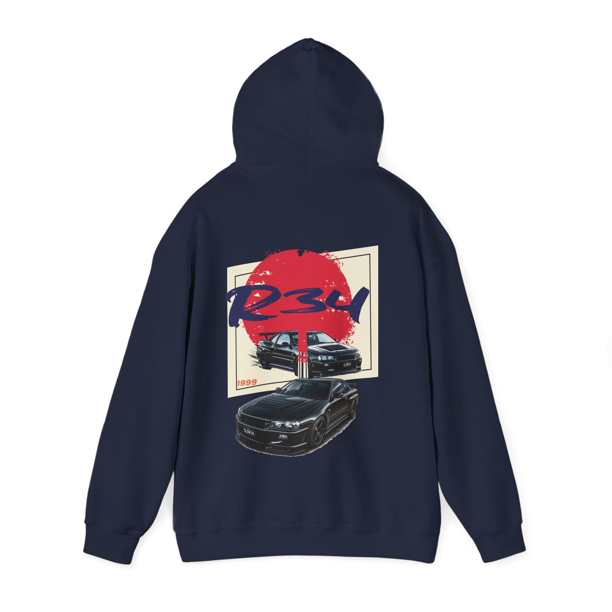 R34 Skyline Graphic Hoodie— SLOW34 X CASTRELLY