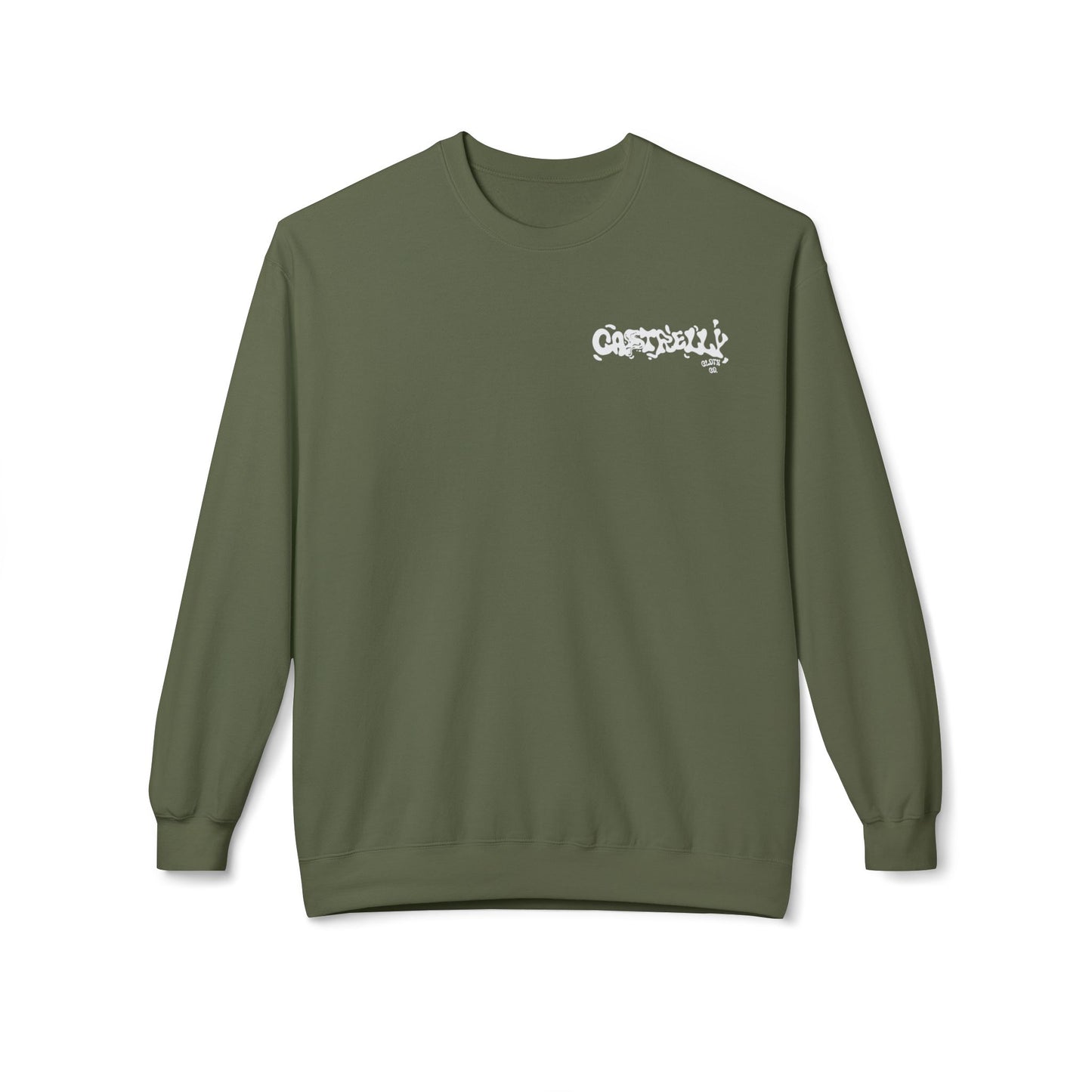 Castrelly Crewneck — Minimal Urban Drip Streetwear Logo