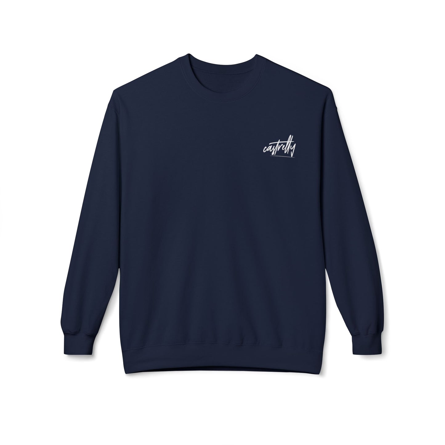 Castrelly Crewneck - Blue Green Cosmic Graffiti