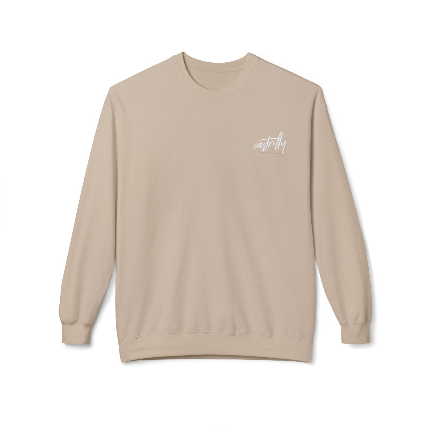 Castrelly Crewneck — Minimal Castrelly Logo