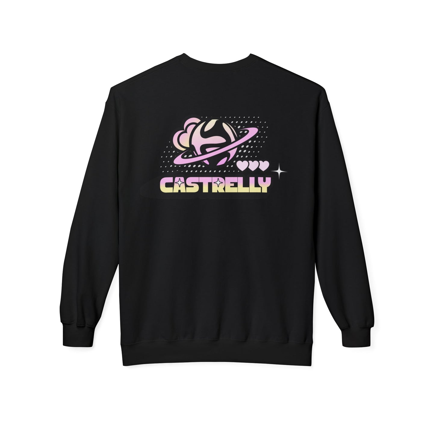 Castrelly Crewneck — Pastel Space Graphic Crewneck
