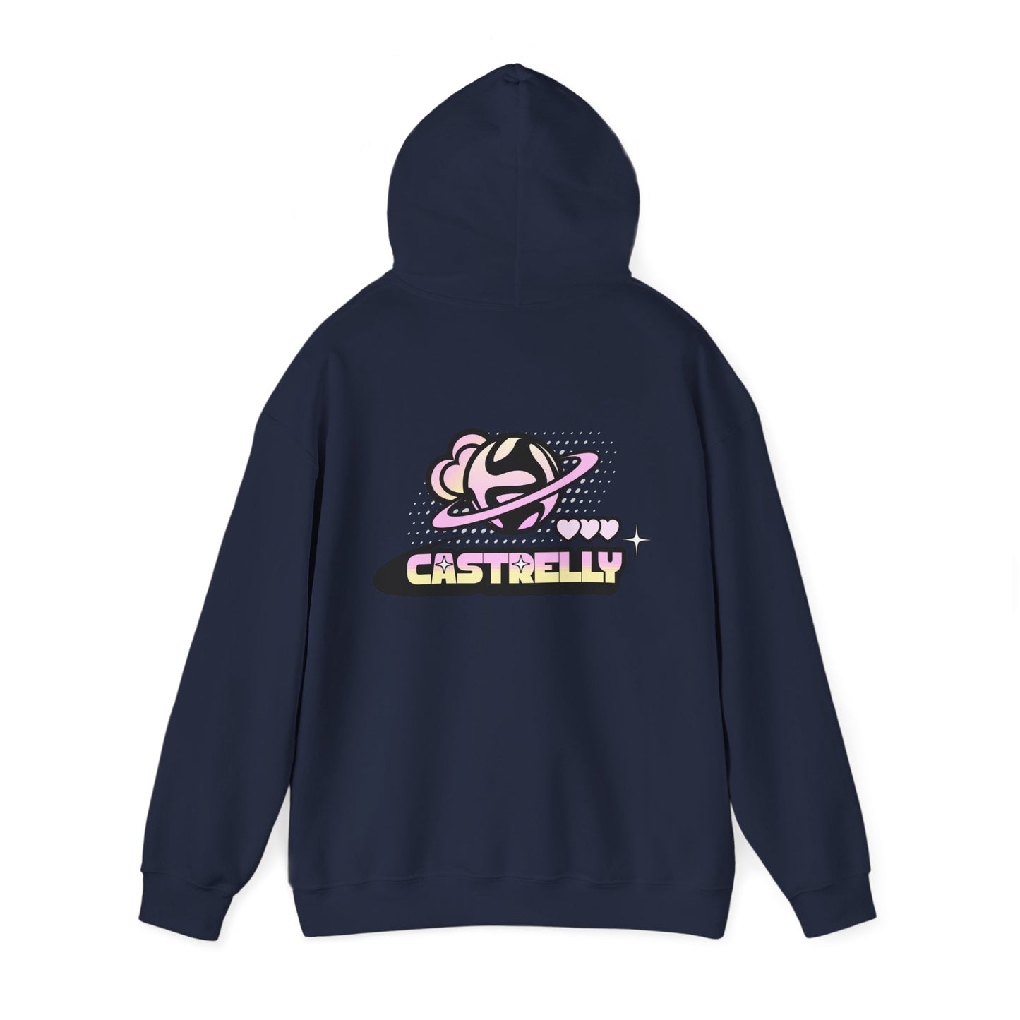 Castrelly Hoodie — Pastel Space Graphic Hoodie