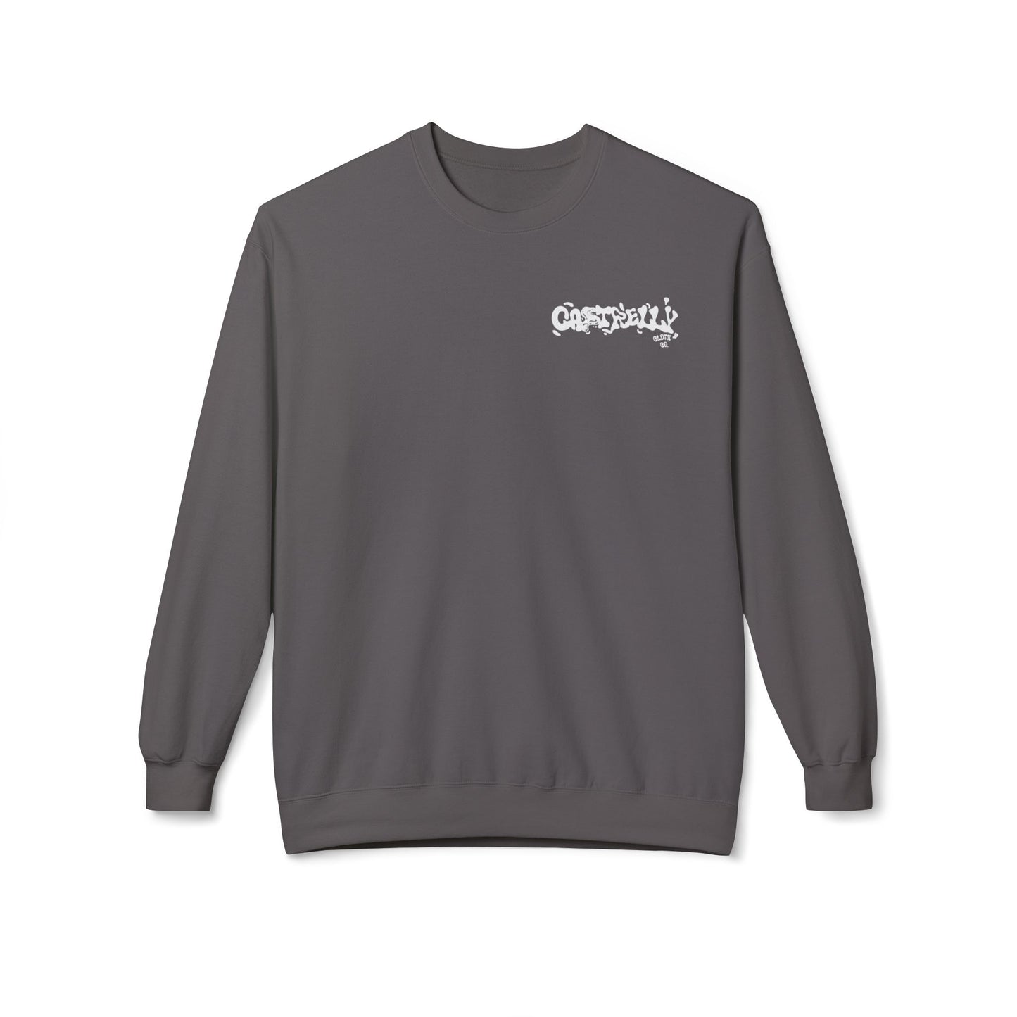 Castrelly Crewneck — Minimal Urban Drip Streetwear Logo